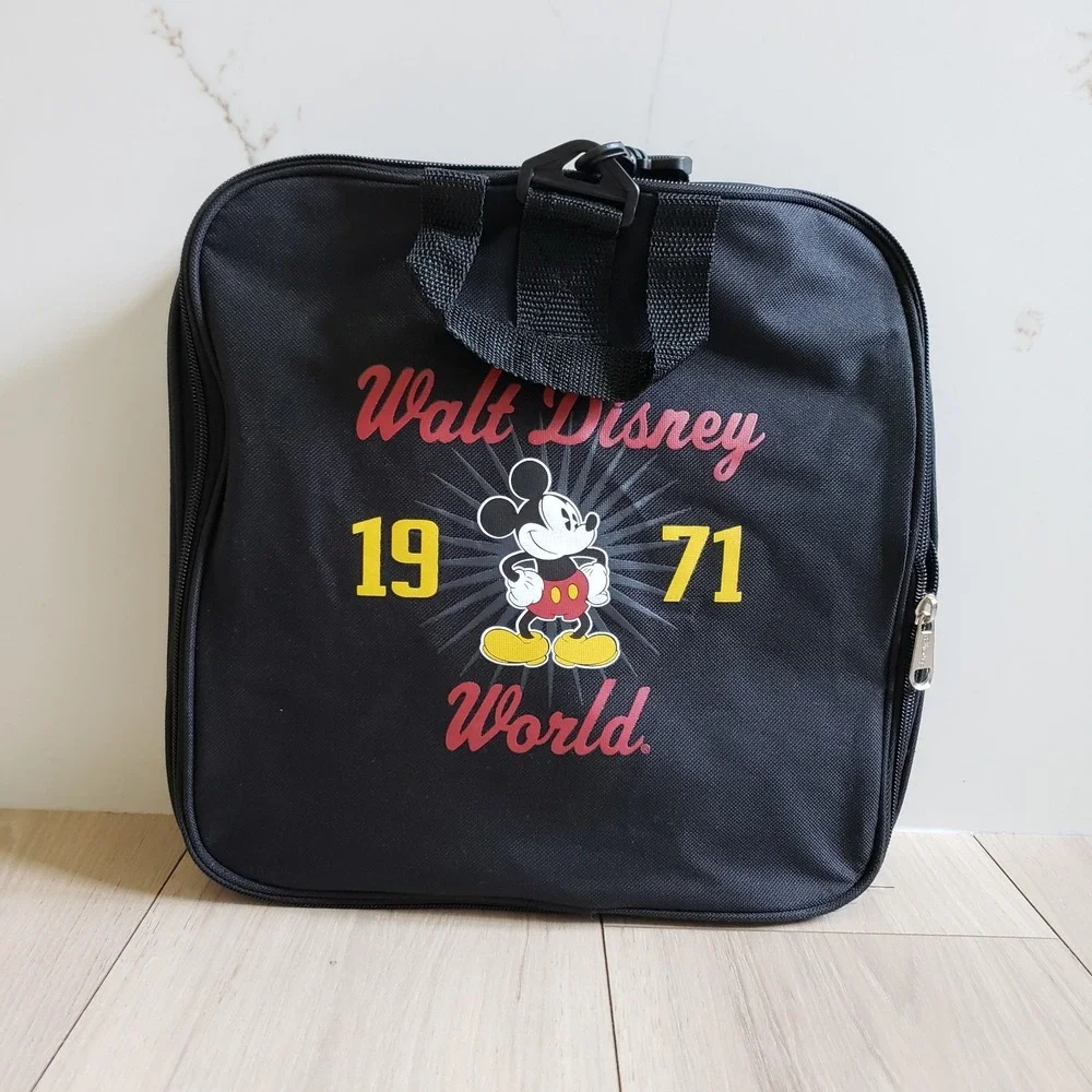Disney Parks Duffle Bag Large Black Mickey Mouse Walt‎ Disney World Travel Bag